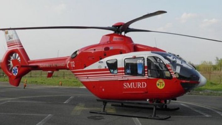 Accident rutier grav pe Autostrada Soarelui: o victimă a fost transportată la spital cu elicopterul SMURD